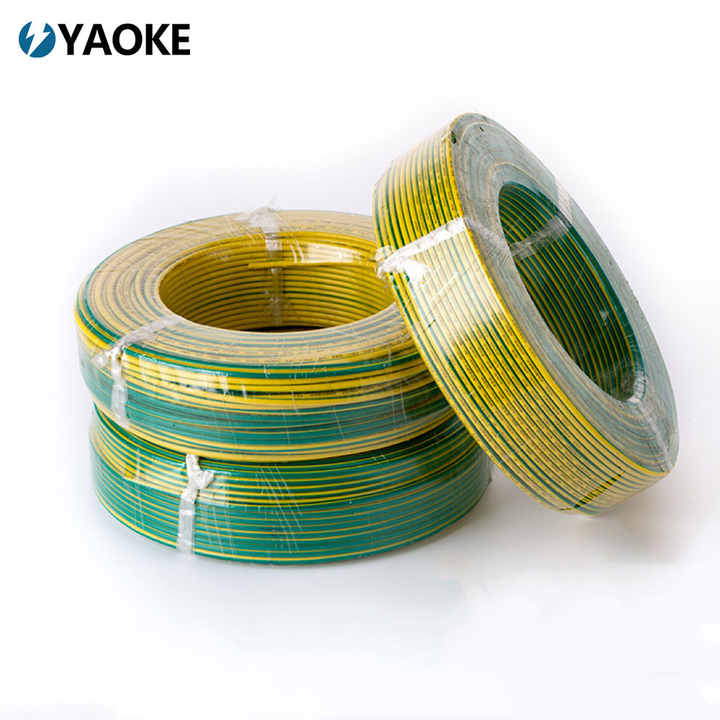 Earth Yellow Green Wire Copper Ground Earth Cable 35mm 50mm Electrical ...