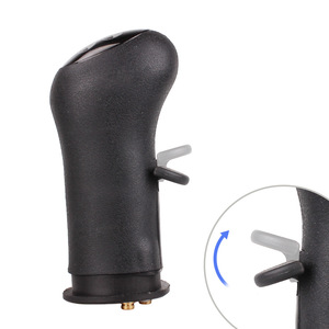 Gear <b>Shift</b> <b>Knob</b> For Volvo Trucks 20488058 1673106 3192256 Black Leather Ergonomic - Product Image 3