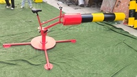 Vélo gonflable rotatif personnalisable OEM/ODM avec barres en EPE souple pour la location lors de carnavales