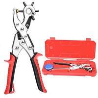 Pince perforatrice pour ceintures, outil de perforation portable pour ceintures en cuir, bracelets de montre, perforateur d'œillets pour sangles
