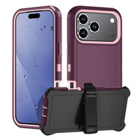 Coque de protection antichoc Armor Defender pour iPhone 12 13 14 15 Pro Max X 16 17 18 Pro Max, en PC+TPU rigide, MOQ 500