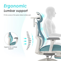 Fauteuil de bureau de direction de luxe haut de gamme élégant et robuste, capacité 150 kg, avec repose-jambes et grand confort de siège