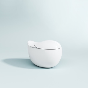 Mới đến thông minh trứng hình nhà vệ sinh tự động điều khiển từ xa inodoro phòng tắm điện tử nhà vệ sinh thông minh WC S-trap mô hình thoát nước - Product Image 6