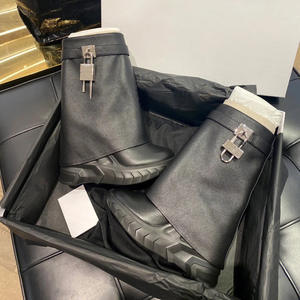 Stivali Shark per Donna a Prezzo di Fabbrica, Alla Moda e Resistenti, Botas <span class=keywords><strong>Para</strong></span> Mujer, <span class=keywords><strong>Stivaletti</strong></span> in Pelle <span class=keywords><strong>con</strong></span> Ammortizzatore - Product Image 4