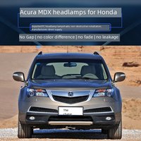 Pour Honda Acura MDX 2007-2013, couvercle de lentille de phare, coque de phare transparente, remplacement de la coque de phare avant, abat-jour de phare halogène xénon
