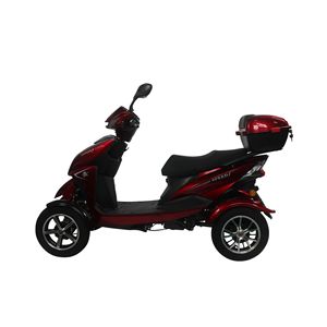 Scooter Eléctrico de Cuatro Ruedas con Motor sin Escobillas, Asiento Incluido, Vehículo de Movilidad Unisex - Product Image 1