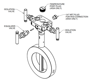 4-20ma Rosemountee 3051SFC Smart Compact Orifice Plate <b>Flow</b> <b>Meter</b> 3051SFC Transducer and 3051SFC - Product Image 3