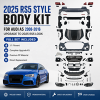 Kit d'accessoires de carrosserie JC Wholesales Factory Upgrade pour Audi A5 2008-2016 à 2025 RS5, phares, pare-chocs avant et arrière, calandre