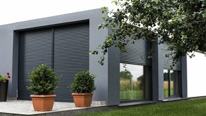 ลูกกลิ้งประตูม้วนอลูมิเนียมอัตโนมัติประตูโรงรถ - Product Image 3