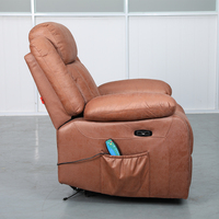 Canapé de Cinéma Commercial Personnalisé en Cuir avec Repose-Pieds, Fauteuil Inclinable Ergonomique pour Salon et Home Cinéma