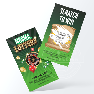 Cupones de Raspaditas Personalizados al por Mayor, Ecológicos y Duraderos para Restaurantes/Tiendas, Vales de Descuento, Diseño Gratuito, Logotipo Personalizado - Product Image 6