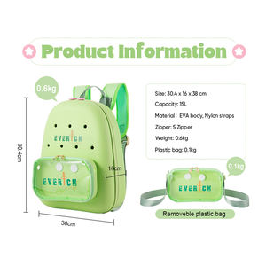 Mochila Infantil de EVA Personalizada ODM con Bolsillo Frontal Desmontable, Material Impermeable, para Playa y Aire Libre, 15L, Suministro Directo de Fábrica - Product Image 5