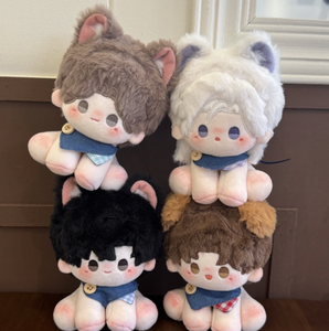 Poupée en peluche Xiao Inbai Yuan en coton, ventilateur original, 15cm en dehors du monde, profitant du temps et de <span class=keywords><strong>la</strong></span> <span class=keywords><strong>nuit</strong></span> - Product Image 2