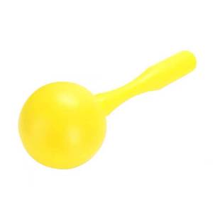 มารากัสพลาสติกหัวกลมสีเหลือง 21*8 สำหรับเด็กอุปกรณ์ช่วยสอนดนตรีของเล่นเครื่องดนตรี - Product Image 1