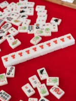 Tuiles de Mahjong de haute qualité de l'Université Texas Tech pour le divertissement