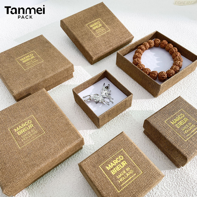 Custom Wholesale Luxury Lid and Base Necklace Packaging Paper Jewelry Gift Box