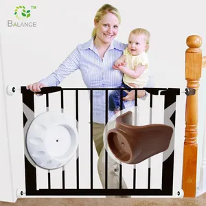 Kit de extensión de puerta de bebé, almohadilla protectora de pared, puertas montadas a presión, vaso de pared, puerta de seguridad para niño, Protector de pared