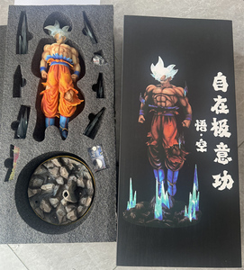 Figurine de manga de dragon de dessin animé japonais <span class=keywords><strong>Migatte</strong></span> <span class=keywords><strong>No</strong></span> <span class=keywords><strong>Gokui</strong></span> Goku de 31,5 cm, figurine d'anime DBZ, modèle en PVC, jouets cadeaux - Product Image 6