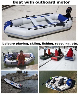 Regarder! Bateau gonflable doré pour la pêche, livraison directe depuis l'usine, 4 personnes, charge 357kg, 3m, 9.84 pieds, pvc - Product Image 5