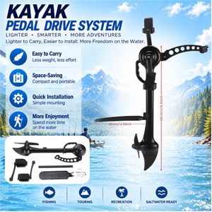Pédalier <span class=keywords><strong>de</strong></span> <span class=keywords><strong>kayak</strong></span> léger en aluminium <span class=keywords><strong>de</strong></span> 5,2 kg pour propulsion avant et arrière, idéal pour les fabricants <span class=keywords><strong>de</strong></span> kayaks (OEM/ODM) - Product Image 2
