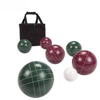Ensemble de boules de pétanque légères pour jeux de plein air, ensemble professionnel de boules de pétanque, jeu de lancer de boules utilisé par les écoles.