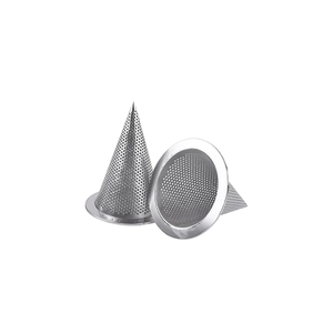 Thép không gỉ giỏ Bộ lọc Tùy chỉnh hình nón in-line <span class=keywords><strong>strainers</strong></span> đường ống lọc lưới - Product Image 4