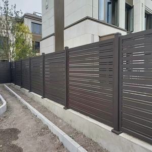 Paneles de valla de hierro y metal para jardín exterior, diseño moderno, varillas de acero decorativas para el hogar, paneles de acero de zinc, <span class=keywords><strong>precio</strong></span> de valla metálica - Product Image 3