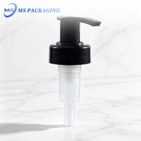 Ressort extérieur noir col lisse pompe à savon 28/400 tailles gauche et droite serrure Lotion distributeur bouchon bouteilles fermetures