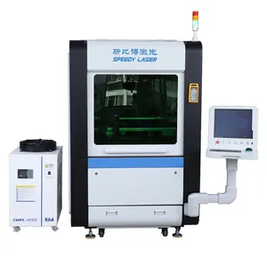 4mm stainless steel cutting small enclosed fiber laser cutter gold silver brass jewelry metal laser cutting machine 600*600mm