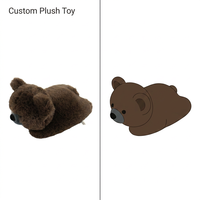 Jouet en peluche avec billes de remplissage en plastique recyclable, doté d'un design de mise en forme professionnel pour maintenir la posture allongée fixe