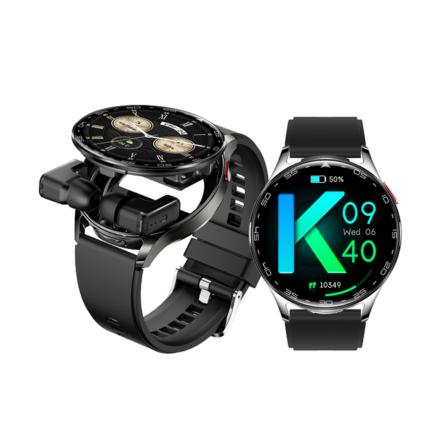 Fitness Function Wireless Waterproof 2in1 Earphone 2 in 1 Smart Watch Tws Earbuds