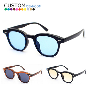 Wholesale Specifically Personalized Sun Glasses Plastic Frame Retro Square Trendy Men <b>Sunglasses</b> - Product Image 1