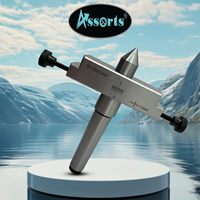ASSORTS Easy Engineering Embout de contre-porteuse pour tour, profil conique, en acier pour outils, 1,5 livres (0,667 kg), Inde