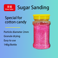 Penjualan laris rasa persik Pink kapas permen Floss padat gula Halal pasir untuk digunakan dengan mesin permen katun