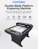 Mycut P5070DC 2025 Nuevo Modelo de Plotter de Corte Plano, Ancho de Corte 500x700mm, Máquina para Hacer Muestras de Cajas de Cartón con Cuchilla Oscilante