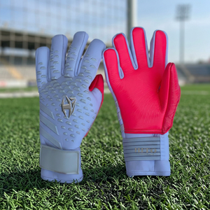 Guantes de portero profesionales de fútbol al por mayor, guantes de alta calidad con inyección de caucho en el dorso. - Product Image 2