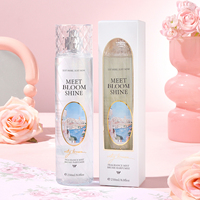 Brume corporelle florale fruitée MEET BLOOM SHINE, parfum longue durée, 250 ml, or romantique de luxe, pour femmes