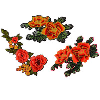 Grands patchs en dentelle brodée et à fleurs, patchs pour robe en tissu, personnalisés, vente en gros, pièces