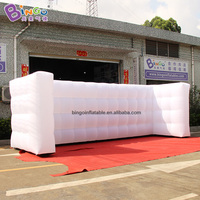 Toile de fond gonflable personnalisée, cabine photo gonflable portable, mur de photomaton LED gonflable 360 pour fête