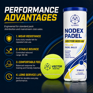 Comienza tu negocio con la pelota de pádel NODEX SPORT 20% lana <span class=keywords><strong>PRO</strong></span>: rentable y de alta calidad para jugadores - Product Image 4