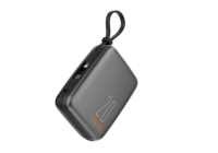 Batterie externe portable mini NIBT 20000mAh haute capacité à charge rapide avec affichage numérique Type-C, câbles inclus, prise en charge du logo personnalisé