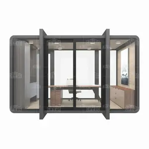 Invernaderos modulares de lujo para el jardín, oficina, vacaciones, salón, vacaciones, insonorizados, diseño impermeable de alta calidad, en venta