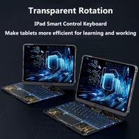 Clavier magique rotatif transparent à 360 degrés pour iPad Pro 11 2024 5th
