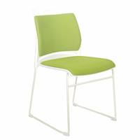 Chaise de bureau confortable pour étudiants, empilable, avec cadre en métal, en plastique et en fer, prix bas, nouvelle, 50 pièces