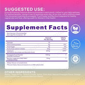 Gomitas <span class=keywords><strong>para</strong></span> el Equilibrio Femenino de Marca Privada OEM de Fábrica Amaz, Gomitas de Arándano <span class=keywords><strong>para</strong></span> el Equilibrio del PH, <span class=keywords><strong>para</strong></span> <span class=keywords><strong>la</strong></span> Salud Física - Product Image 5