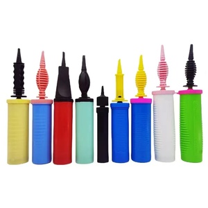 Pompe à ballon Main Double <span class=keywords><strong>Action</strong></span> Gonfler Outil de Fixation de Ballon dans Une Pompe à Air Portable Ballons Manuels Gonfleurs pour la Fête - Product Image 1