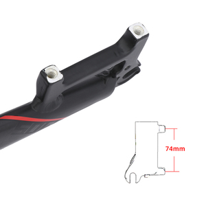 Horquilla Rígida para Bicicleta de Montaña MEROCA, 26 Pulgadas, 27.5er, 29'', Aleación de Aluminio Ultraligera, Freno de Disco, Resistente a Impactos - Product Image 4