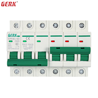 Interrupteur de transfert manuel bipolaire/tripolaire/quadrupolaire 63A 100A 125A, capacité de coupure 5kA, 230/400V, MTS, interrupteur miniature interverrouillé