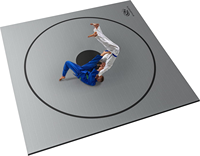 Aufblasbare Ringermatte DWF PVC 3x3m 4x4m 5x5m für Kampfsportarten Jiu Jitsu BJJ MMA Judo Fitness Turnen Training
