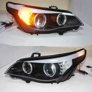 Voor Bmw E60 523i 525i Ccfl Head Light Angel Eyes Fit Voor Originele Auto Met D1S Hid Kit 2006 Jaar